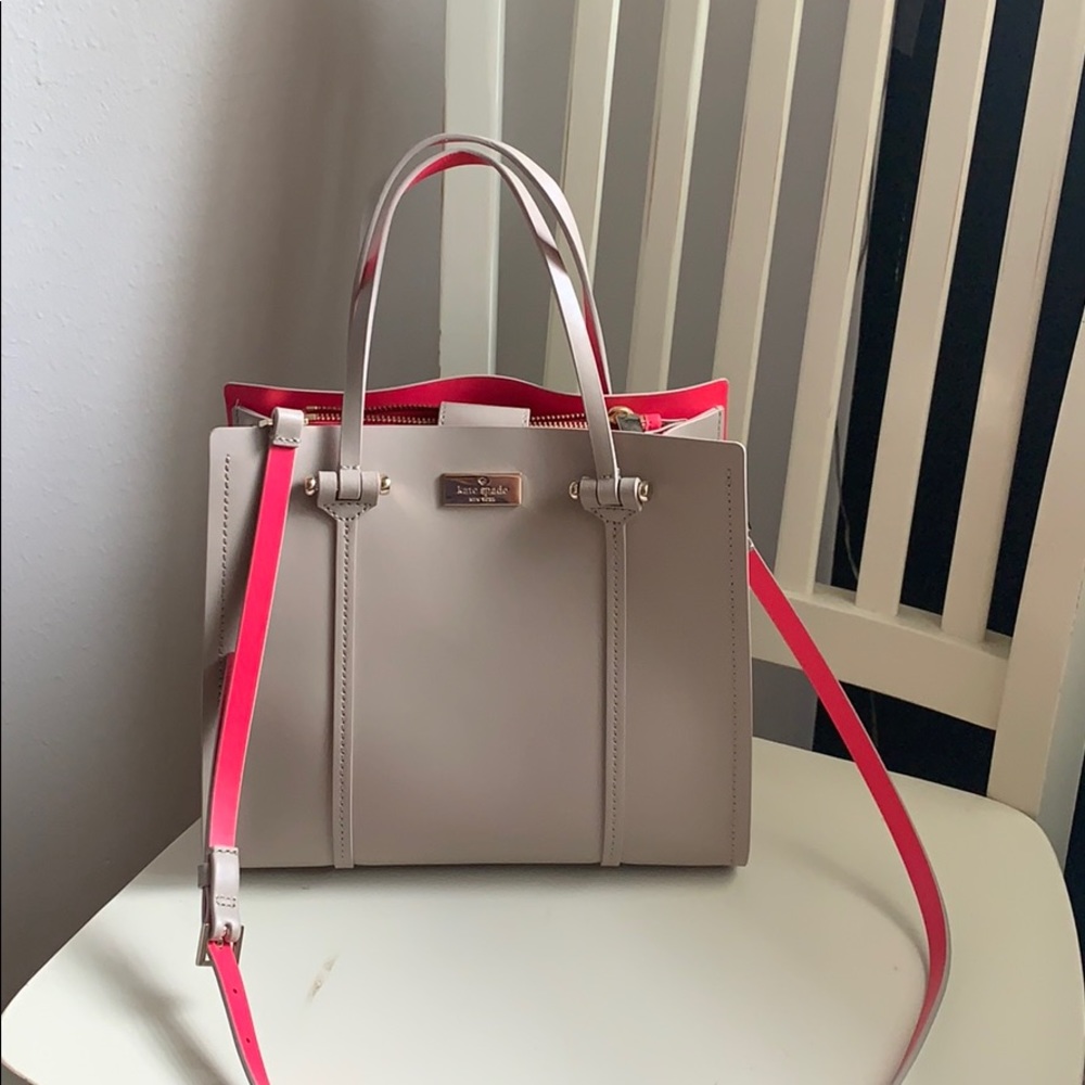 Kate Spade beige/pink purse